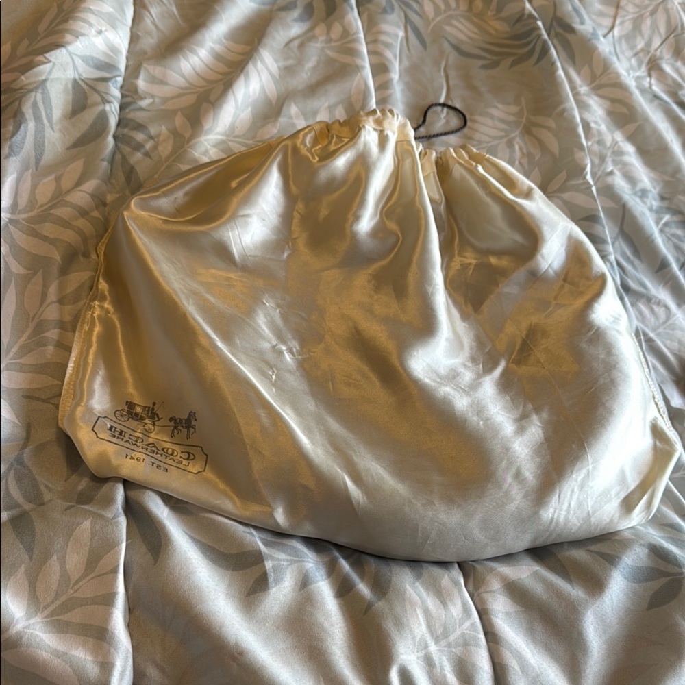 Coach tote/ silk bag for the purse